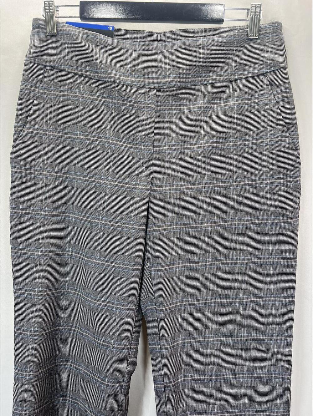 NWT S.C. & Co. Plaid Dress Pants Women's Size 10